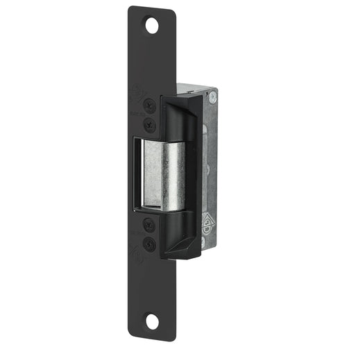 Adams Rite Manufacturing 7131-310-335-00 | Door Electric Strike, Standard/Fail Secure, 12 Volt Dc, Black Anodized, With 6-7/8" Radius Faceplate