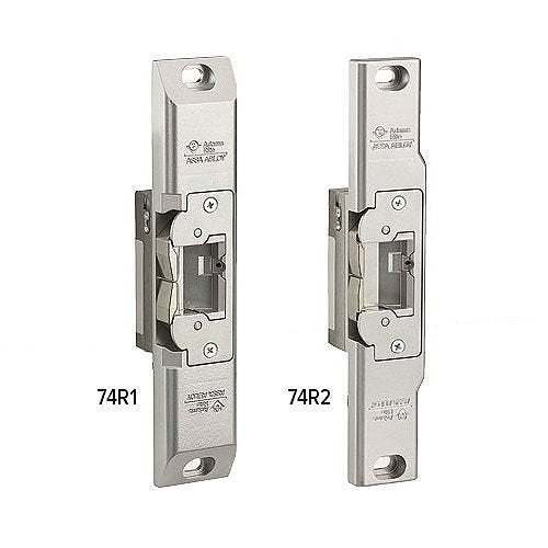 Adams Rite Manufacturing 74R2-121 | Door Electric Strike, Fail Safe/Fail Secure, 12/24 Volt Ac/Dc, Dark Bronze Anodized, With 1/2" Pullman Latch Bolt