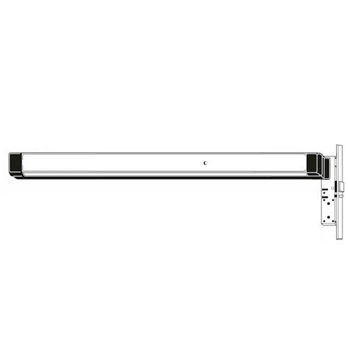 Adams Rite Manufacturing 8420-37236 | 8400 Narrow Stile Mortise Exit Device, Dark Bronze Anodized