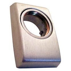 Adams Rite Manufacturing 8650-628 | 8650 Cylinder Escutcheon Kit, Satin Aluminum Clear