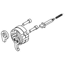 Adams Rite Manufacturing 91-0301-02-IP | Door Entry Trim Mortise Spindle Kit, for 3080 Series Entry Trim