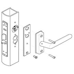 Adams Rite Manufacturing 91-0912-130 | Adapter Plate for 4590/4560, Covers Hole Left By Indicator, Use When Convert to Latch Lock