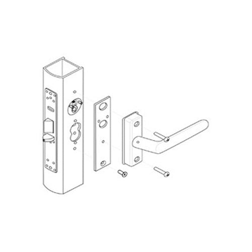 Adams Rite Manufacturing 91-0912-130 | Adapter Plate for 4590/4560, Covers Hole Left By Indicator, Use When Convert to Latch Lock