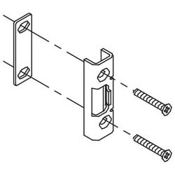 Adams Rite Manufacturing 91-0993-P | Exit Device Strike Kit, for Center Hung Door with 4 Inch Jamb