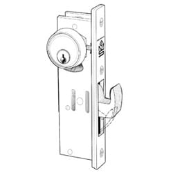 Adams Rite Manufacturing MS1850S-150-313 | Aluminum Door Deadlocks Dark Bronze Anodized Aluminum