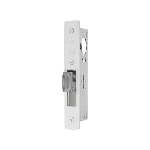 Adams Rite Manufacturing MS1850S-450-628 | Door Deadlock, Flat Faceplate, Hook Bolt, Non-Handed, 1-1/2 Inch Backset, Clear Anodized