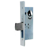 Adams Rite Manufacturing MS1850SN450-628 | Door Deadlock, Flat Faceplate, Hook Bolt, Non-Handed, 1-1/2" Backset, Clear Anodized