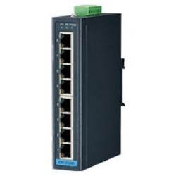 Advantech EKI-2528I-BE | Unmanaged Industrial Ethernet Switch, 8-Port, 10/100 Mbps, Wide Temperature, DIN-Rail/Wall Mount