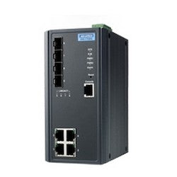 Advantech EKI-7708G-4FI-AE | 4-Port GbE + 4 GbE SFP Full L2 Managed Ethernet Switch, -40 to 75°C