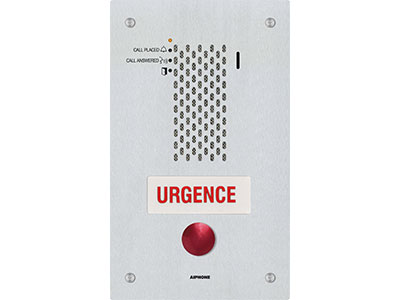 Aiphone IX-SSA-RA-FR IP Audio Emergency Station, SIP Compatible, ADA Compliant