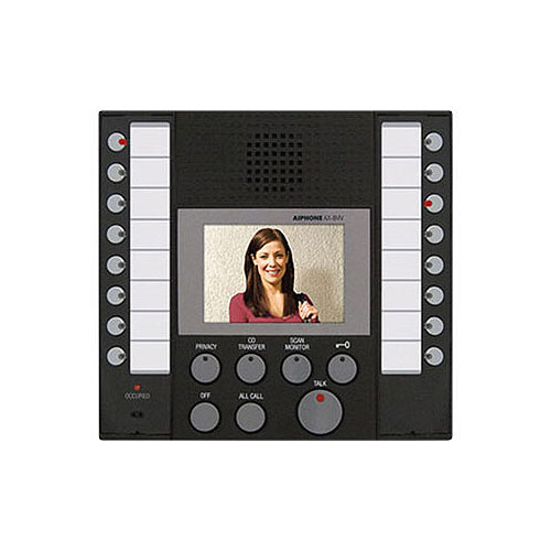 Aiphone AX-8MV Audio/Video Master With Buttons For Up To 8 Masters And 8 Doors