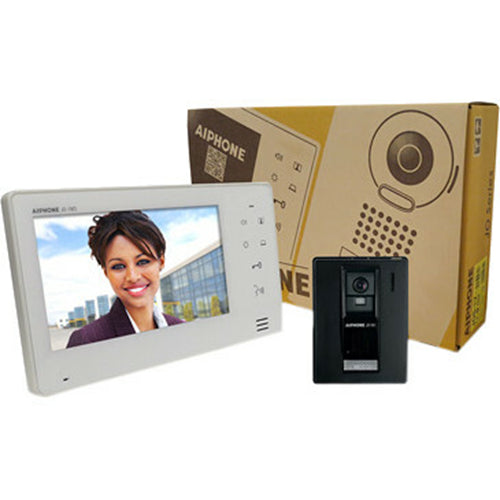 Aiphone JOS-1A JO Series 7" Entry Security Intercom Box Set, Standard Surface