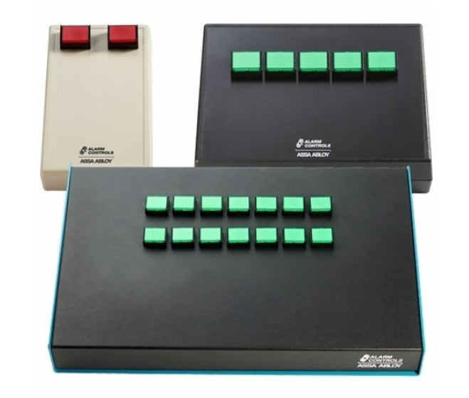 Alarm Controls DTC-M2K3AGV2 | Desktop Control Console Momentary Green 24V