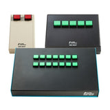 Alarm Controls DTC-M2K4AGV2 | Desktop Door Control, 4-SPDT Green Momentary Switches, Black Console, 24 VDC