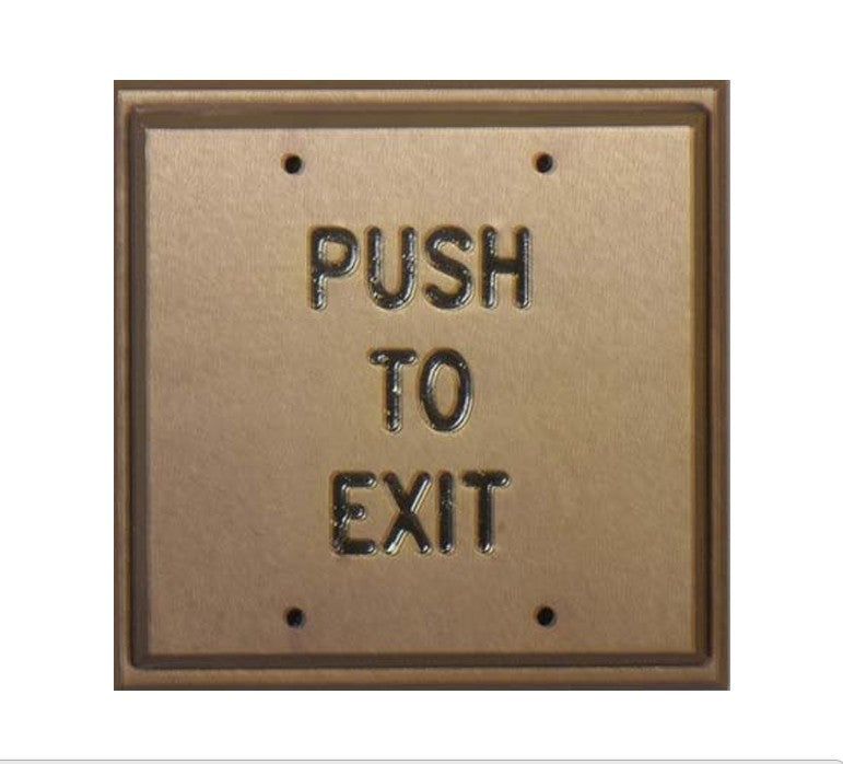 Alarm Controls PD2-211 | Double Gang Push Plate