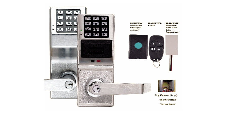 Alarm Lock RR-TRILOGYKIT | Remote Release and Receiver Kit, 1 in. H, 1/2 in. W, 2-3/4 in. L