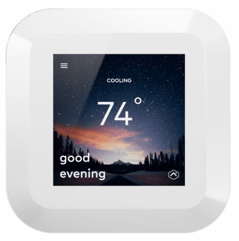 Alarm.com ADC-T40K-HD-W | Smart Thermostat HD with Color Touchscreen (White Display)