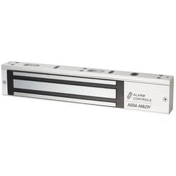 Alarm Controls 600S | Alarm Control Magnetic Lock, Single, 12/24 Vdc, 600 Lb Load, Clear Anodized
