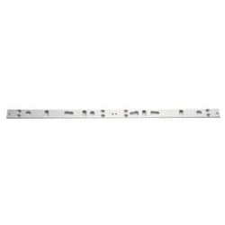 Alarm Controls AM3332 | Door Lock Drop Down Plate, 19-3/4" Length X 1" Width X 1/2" Thickness, Clear Anodized, For 600 Lb Double Lock