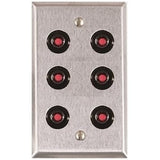 Alarm Controls RP-48 | Shunt Switch,  6  Dpdt Indicating, 1-Gang, 2 Ampere At 28 Volt Dc, Stainless Steel