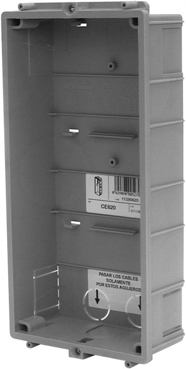 Alpha Communications CE620 | 2 Module/1 Wide Flush Back Box