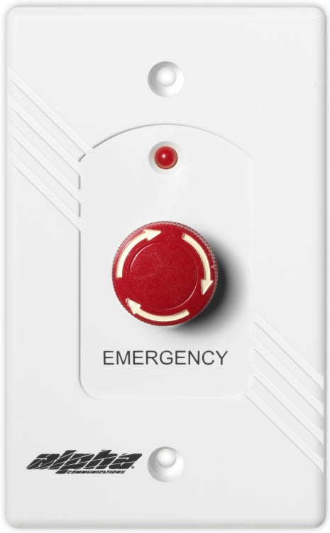 Alpha Communications EPS339 | Emergency Push Station, Mushroom