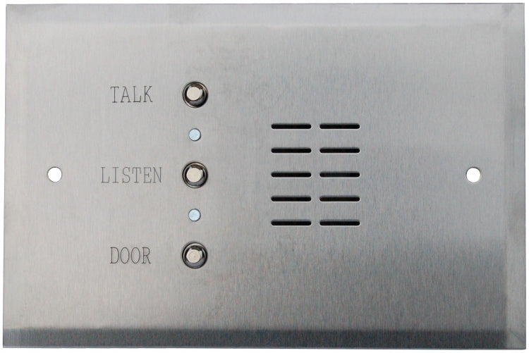 Alpha Communications IS485C | 4 Wire Apt Station - 8"W 5.5"H - Stainless Steel