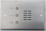 Alpha Communications IS485C | 4 Wire Apt Station - 8"W 5.5"H - Stainless Steel