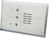 Alpha Communications IS485C | 4 Wire Apt Station - 8"W 5.5"H - Stainless Steel