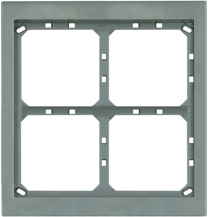 Alpha Communications MT4/2T | 2Hx2W Module Panel Frame - Titan