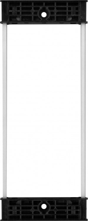Alpha Communications N6002/AL | 2Hx1W Mod. Panel Frame - Nexa - AL