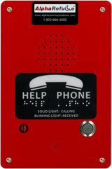 Alpha Communications RCB2100RD | Ref. Call Box - Surface, Red, 120V