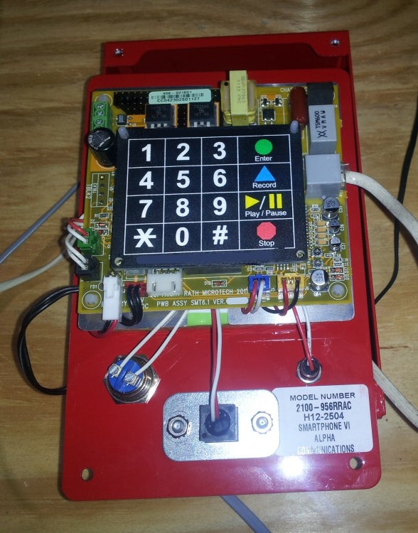 Alpha Communications RCB2100RR | Ref. Call Box - Surface, Red, - 24V