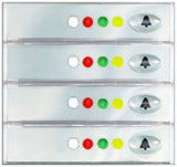 Alpha Communications RSM404 | 4 Stat. LED Room Status Module