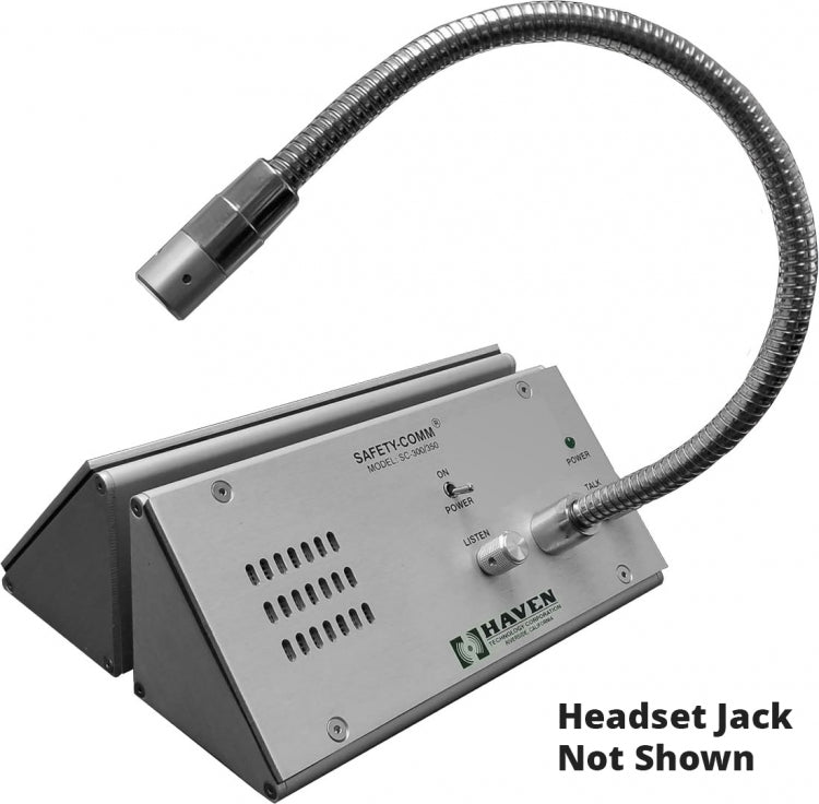 Alpha Communications SC-300HG | Counter Mount Intercom with Headset Jack