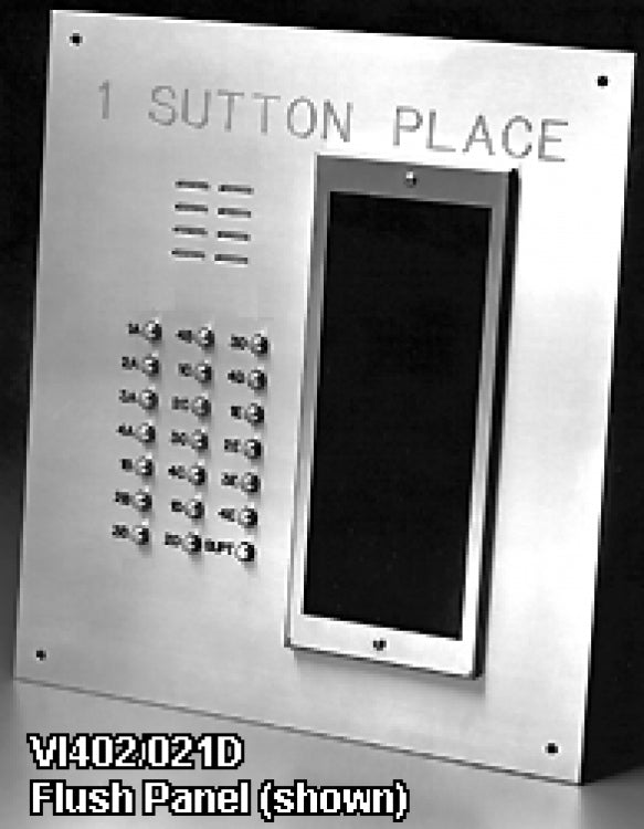 Alpha Communications VI402/008D | 8 Button VIP Panel - Flush - With Dir.