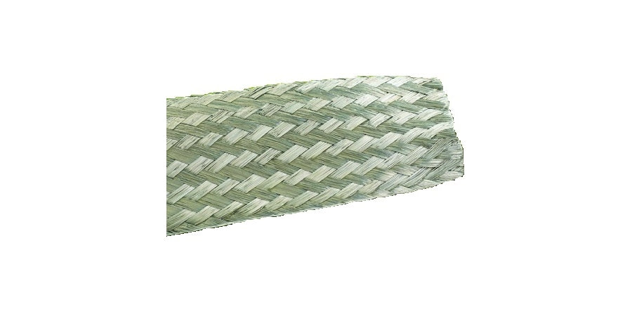 Alpha Wire 1234 SV005 | Expandable Braided Tinned Copper Silver Cable Sleeve, 19.05mm Diameter, 30m Length, FIT Wire Management