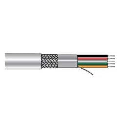 Alpha Wire 3464C SL001 | 4 Conductor Multi-Conductor Cable Slate 28 AWG Foil, Braid 1000.0' (304.8m)
