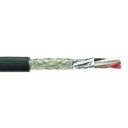 Alpha Wire 45299 BK199 | Xtra-Guard 4 Extreme Temperature TPE Cable, 20 AWG, 9 Pair, SupraShield (Premium Foil/Braid), 300 Volts, Slate