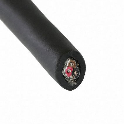 Alpha Wire 45523 BK199 | Cable 3 Conductor 18AWG BLK Shielded 1000'
