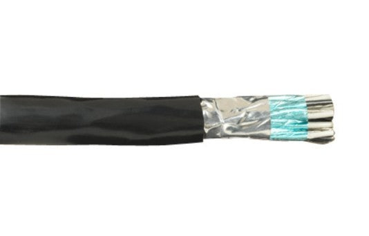Alpha Wire 517066 BK001 | Composite Cable, 18 AWG - 16 Conductors Stranded TNC PVC Jacket