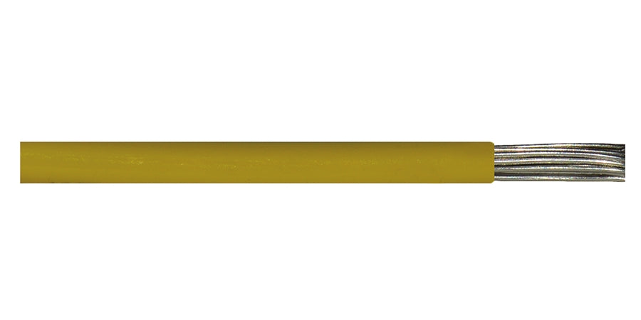 Alpha Wire 6712 YL001 | EcoWire, 24 AWG, (7/32) Stranding, 1000 Feet, Yellow