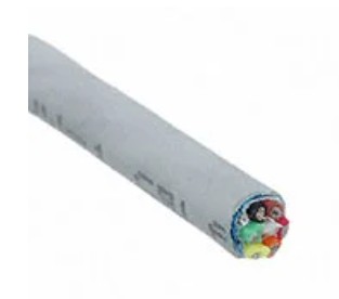 Alpha Wire 78116 SL005 | 6 Conductor Cable 26 AWG Slate Shielded 100 ft.