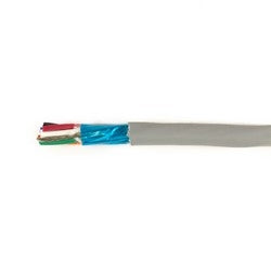Alpha Wire 78128 SL001 | ECOCABLE Mini, 24AWG, 8 Conductor, (19/36) Stranding, Foil, MPPE, 1000 FT, Slate