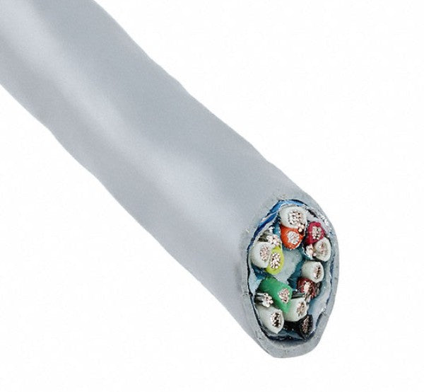 Alpha Wire 78156 SL001 | 12 (6 Pair Twisted) Conductor Multi-Pair Cable Slate 28 AWG Foil 1000.0' (304.8m)