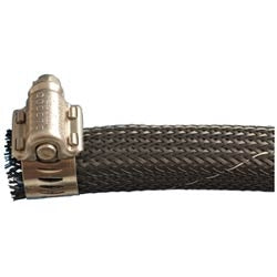 Alpha Wire G1101/4 BK002 | GRP-110 expandable braided polyester sleeving, 0.125" minimum supplied I.D