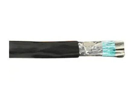 Alpha Wire M2412 SL001 | 15 Conductor Multi-Conductor Cable Slate 28 AWG Foil, Braid 1000.0' (304.8M)