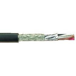 Alpha Wire M9520010 BK001 | Tray Cable, 20AWG, 1 Pair, (7/0121) Stranding, Foil, PVC, 1000 FT, Black