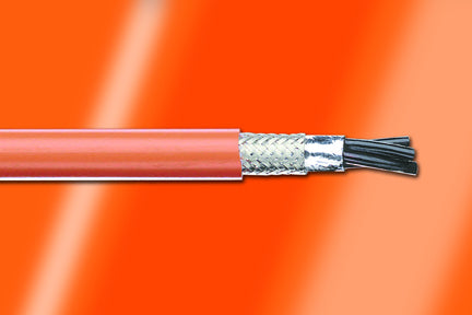 Alpha Wire SF61114CY OR001 | 14-4C, TC, Foil + Braid Shield, TPE Jacket, 600 V