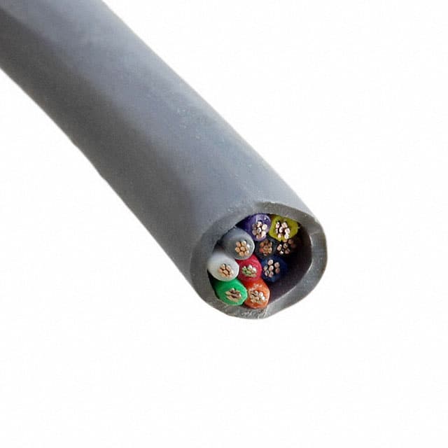 Alpha Wire 1180C SL005 | 10 Conductor Multi-Conductor Cable Slate 22 AWG 100.0' (30.5m)